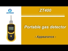 Zetron ZT400の携帯用バイオガスの多ガス探知器NH3 O2 H2S CH4の赤外線検光子